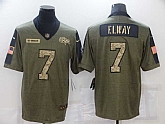 Nike Broncos 7 John Elway Olive Camo 2021 Salute To Service Limited Jersey Dzhi,baseball caps,new era cap wholesale,wholesale hats